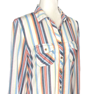 Passport multicolour striped shirt